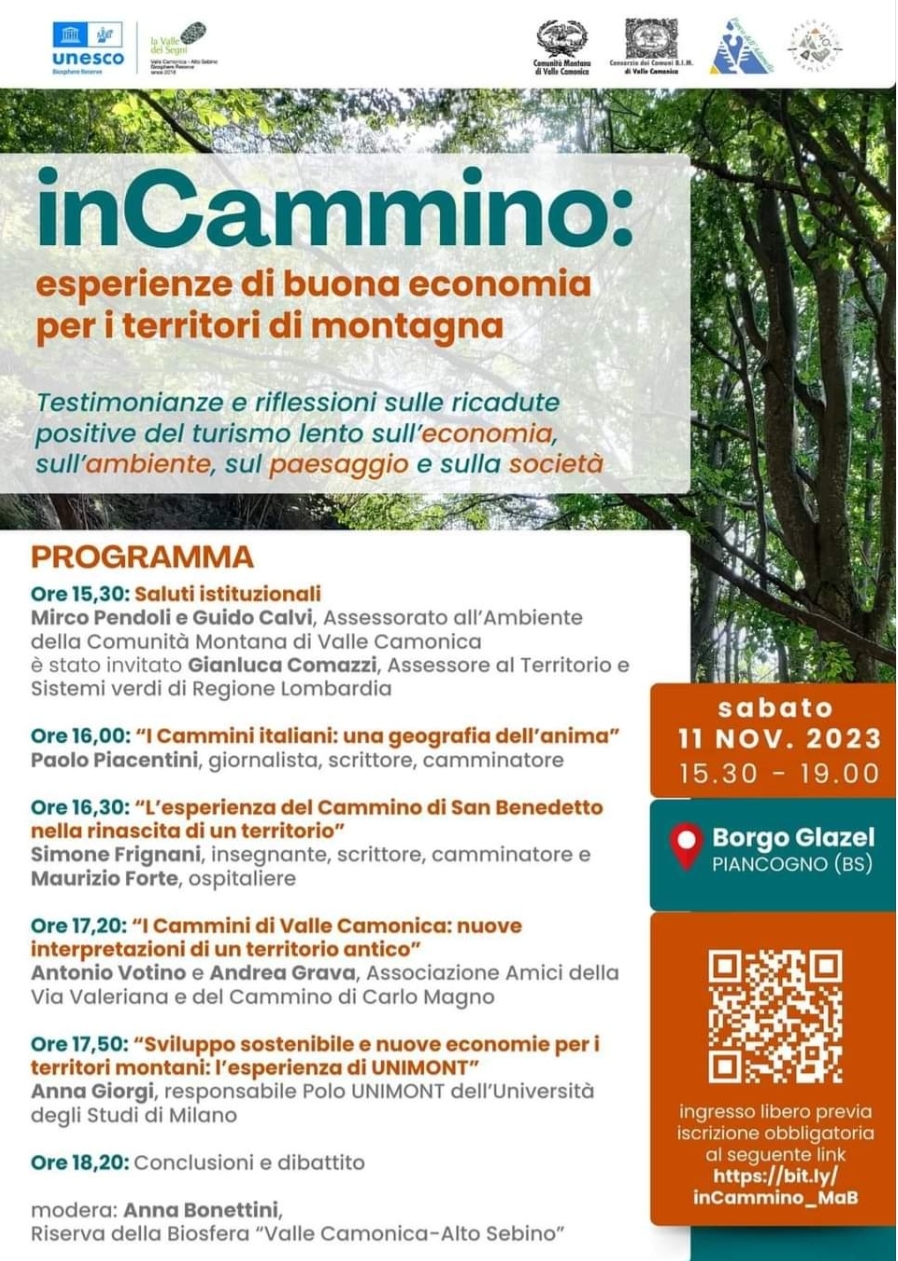 Convegno inCammino: esperienze di buona economia per i territori di montagna.